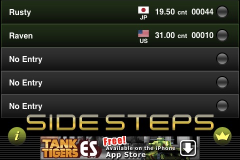 SideSteps screenshot 2