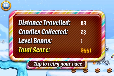 A Santa Sweet Candy Run - Christmas Winter Adventure on Xmas Eve screenshot 4