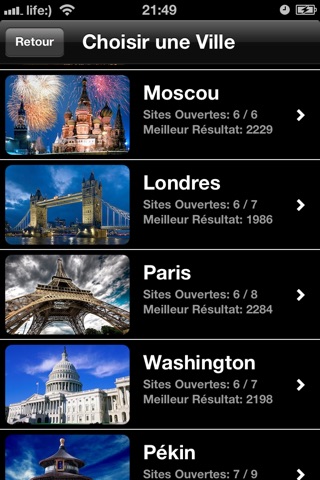 Travel Lines Lite - Find out more about the sights in famous cities screenshot 2