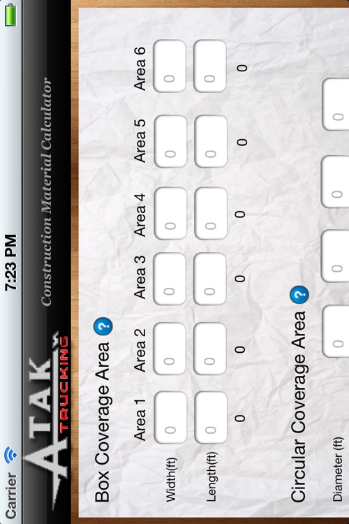 Construction Materials Calculator