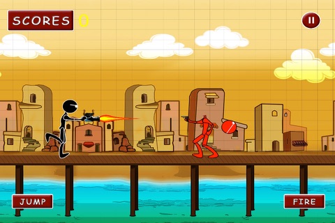 Run Stickman Sniper Run Free screenshot 4