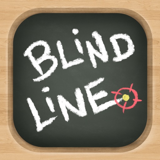 Blind Line - Blackboard Chalk Puzzle Game iOS App