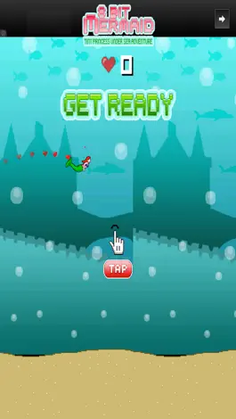 Game screenshot 8 Bit Mermaid : Tiny Princess Under Sea Adventure apk