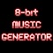 The 8-bit Music Generator creates an endless supply of music that's inspired by the glory days of 8-bit gaming
