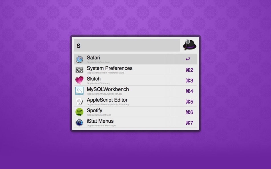 #1. Alfred (macOS) 由: Running with Crayons Ltd