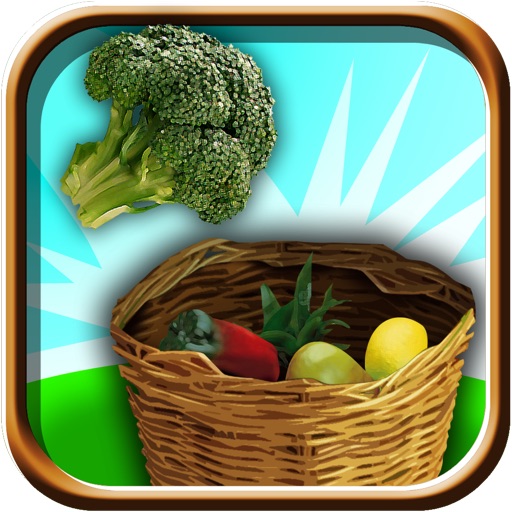 Naughty Farmer Vegetable Toss - Flick Farm Mania icon