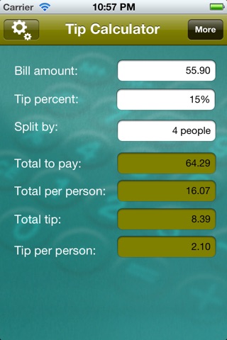 Tip Calculator Pro by Vicinno screenshot 2