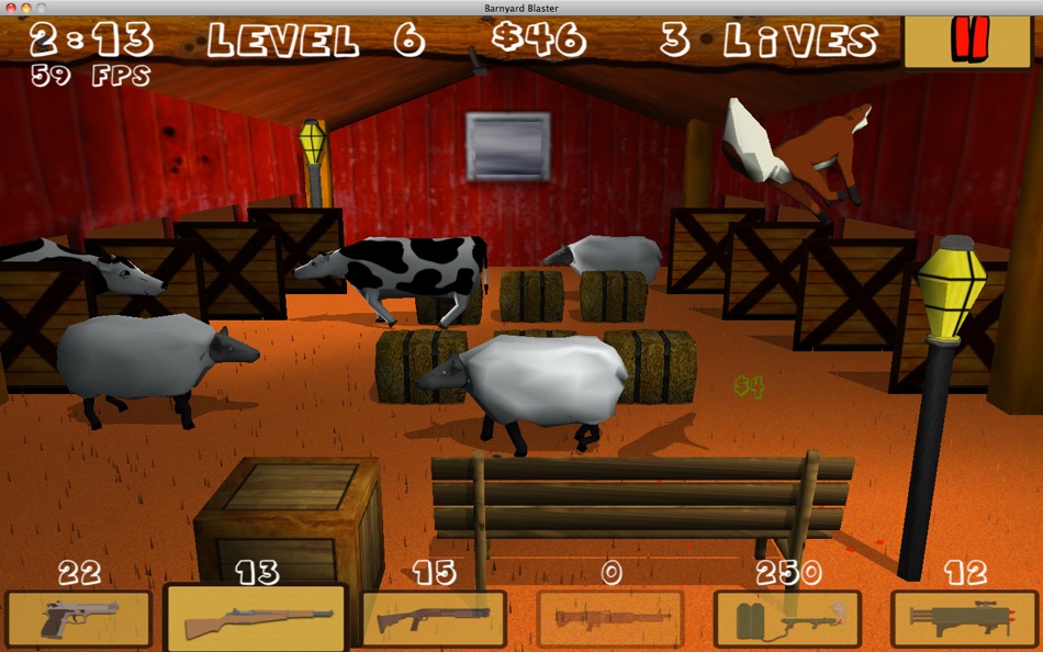#4. Barnyard Blaster Lite for Mac OS X (macOS) Bởi: Nuclear Nova Software