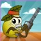 Angry Rambo Pear - shooting games for kids pro
