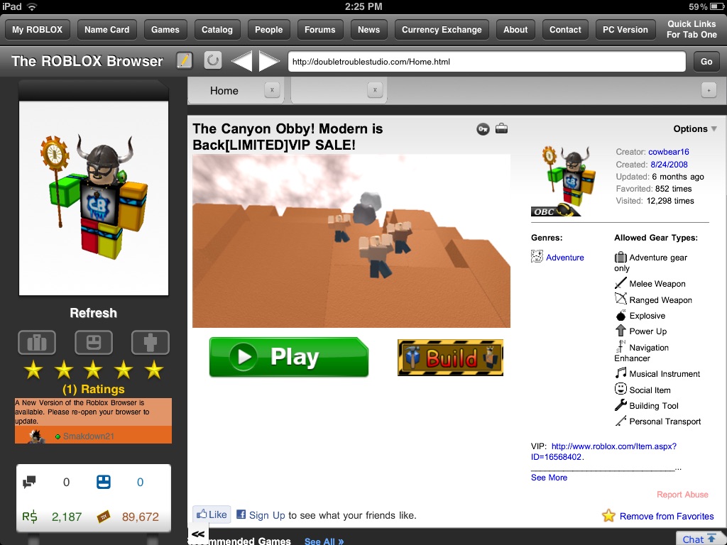 The Browser For Roblox Online Game Hack And Cheat Gehack Com