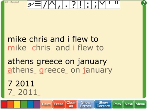 Daily Sentence Editing Grade 6 screenshot 3