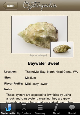 Oysterpedia Lite screenshot 2