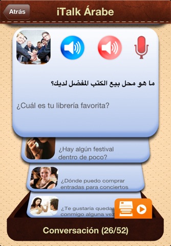 iTalk Arabic: Conversation guide - Learn to speak a language with audio phrasebook, vocabulary expressions, grammar exercises and tests for english speakers screenshot 3