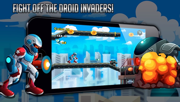Droid Warfare Man: Jetpack Resistance Enforcement Division