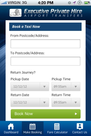 Executive Private Hire screenshot 2