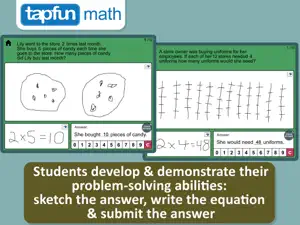 Math Word Problems - Multiplication and Division for Third Grade screenshot #2 for iPad