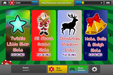 Miss Santa Mega Casino Lucky Christmas Slots - Free screenshot 3