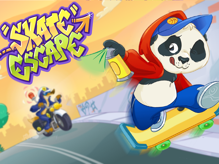 Skate Panda Jeu Gratuit - by Les Meilleurs Jeux Gratuit pour Enfants - Jeux Addictifs Apps Gratuit