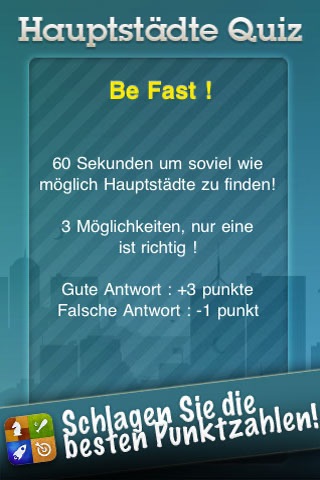 Capitals Quiz : Be fast ! screenshot 2