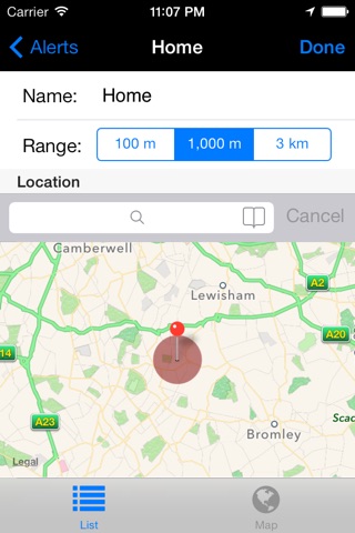 Geo Alert screenshot 2