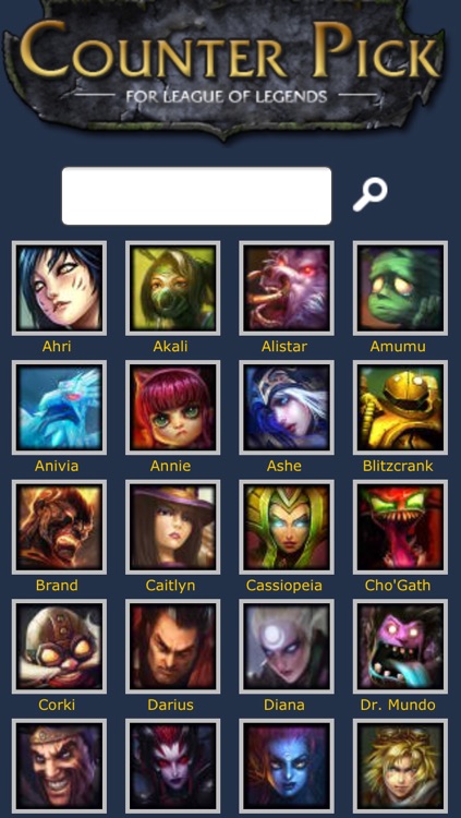 Counter Picks for League of Legends