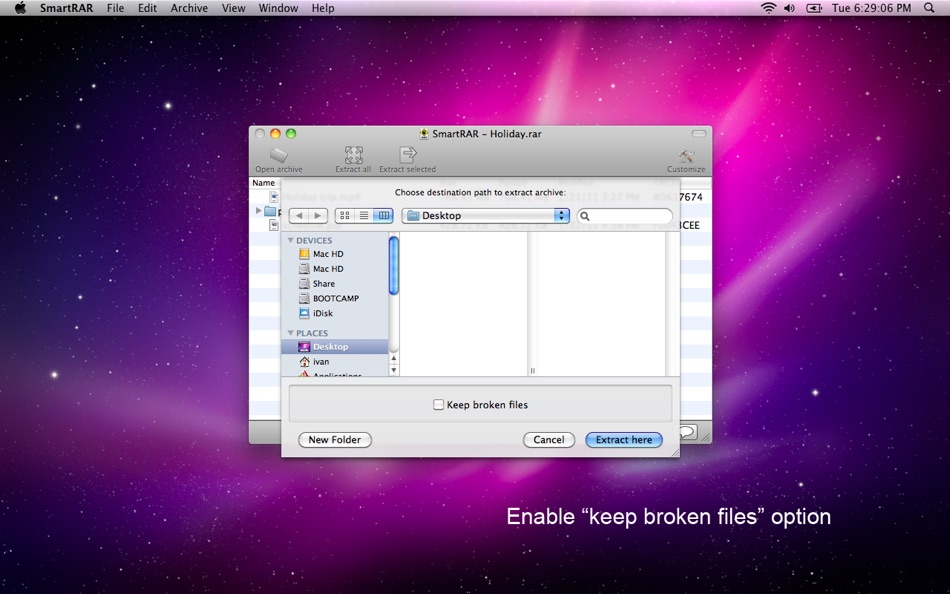 #3. SmartRAR for Mac OS X (macOS) 由: Ivan Glisic