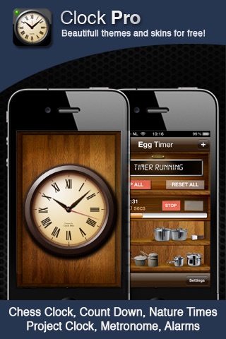 Clock Pro Free - Alarms, Clocks & Alarm Clock screenshot 4