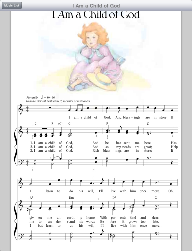 LDS Music for iPad screenshot 4