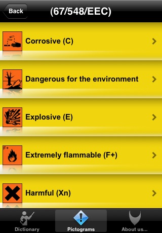 MSDS screenshot 2