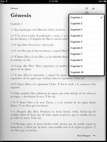 La Biblia  (Reina-Valera versión) for iPad screenshot 4