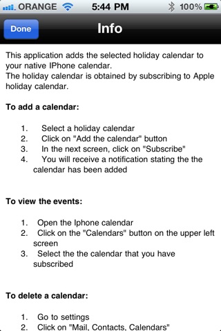 HolidayCal - Holiday calendars subscription screenshot 4