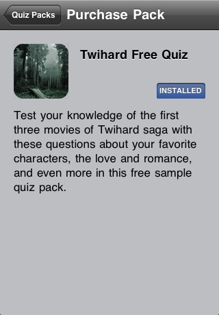 Twihard Trivia screenshot 2