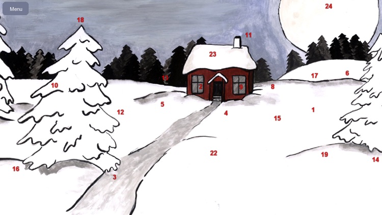 Hand Drawn Advent Calendar Free