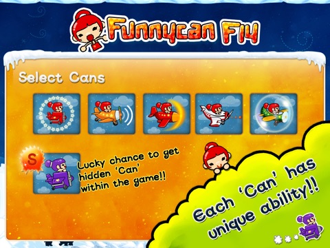 FunnyCan Fly HD Lite screenshot 4