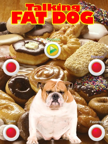 A Talking Fat Dog for iPad HD screenshot 2