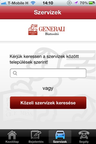 Generali Kárbejelentő screenshot 4