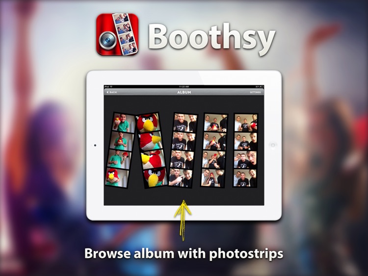 Boothsy - amazing photo booth producing beautiful photostrips