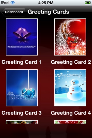 Christmas Greetings Card screenshot 3