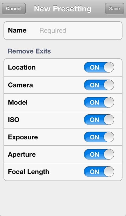 TrashExif - Metadata of photo remover with presetting screenshot-4