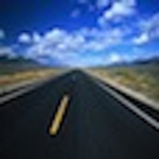 Highway driving games icon