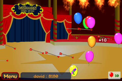 Balloons Magic Circus screenshot 2