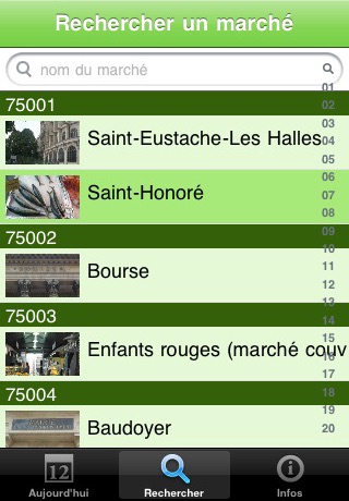 Paris Marchés : tous les marchés parisiens screenshot 3
