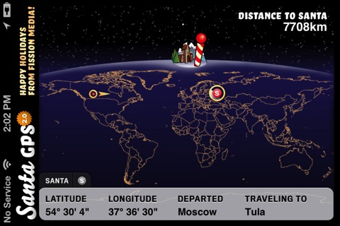 Santa GPS screenshot 2