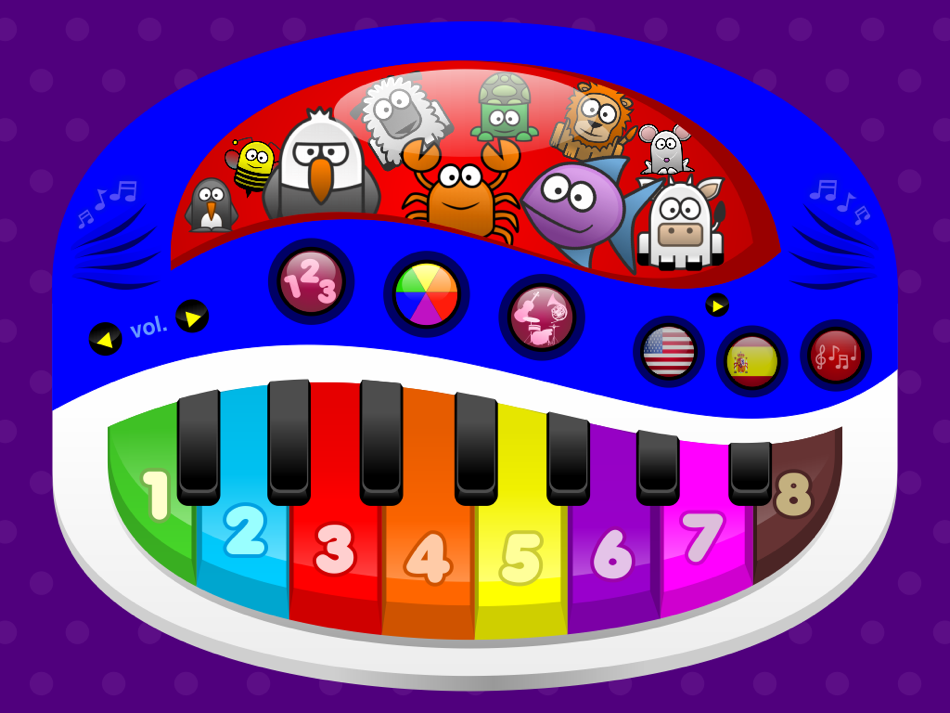 Bébé Piano Musique Magique : Apprendre les nombres, les couleurs et chanter - 1.0 - (iOS)