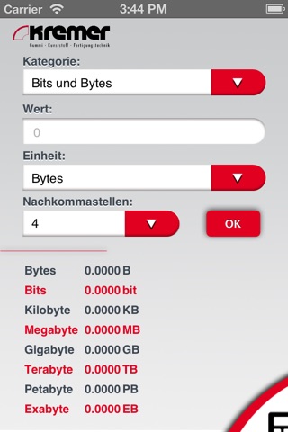 Kremer Technik App screenshot 2