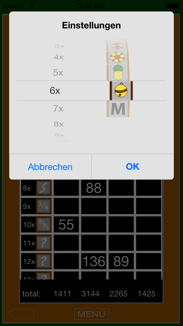 Jass-Tafel Screenshot