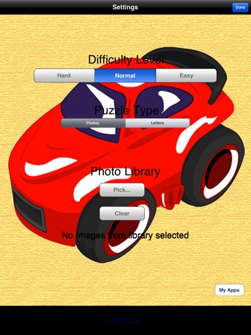 Toy Cars Matching Game with Slider Puzzle screenshot 3