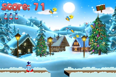 A Snowman Frosty Run Free: The Best Mega Adventure Game for Cool Kids screenshot 3