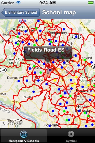 Montgomery County Public School Locator screenshot 3