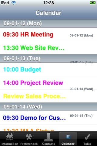 iTeamAgenda screenshot 2